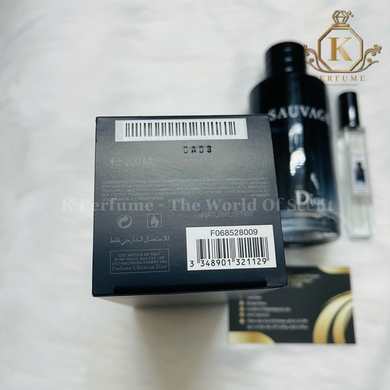 [K Perfume Chính Hãng] Nước Hoa Nam Dior Sauvage EDT | Thế Giới Skin Care