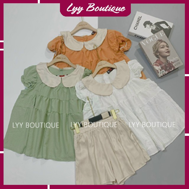 Bộ Đồ Ngủ Nữ Dáng Babydoll Chất Đũi Xốp Mát Quảng Châu Siêu Xinh Lyy Boutique | BigBuy360 - bigbuy360.vn
