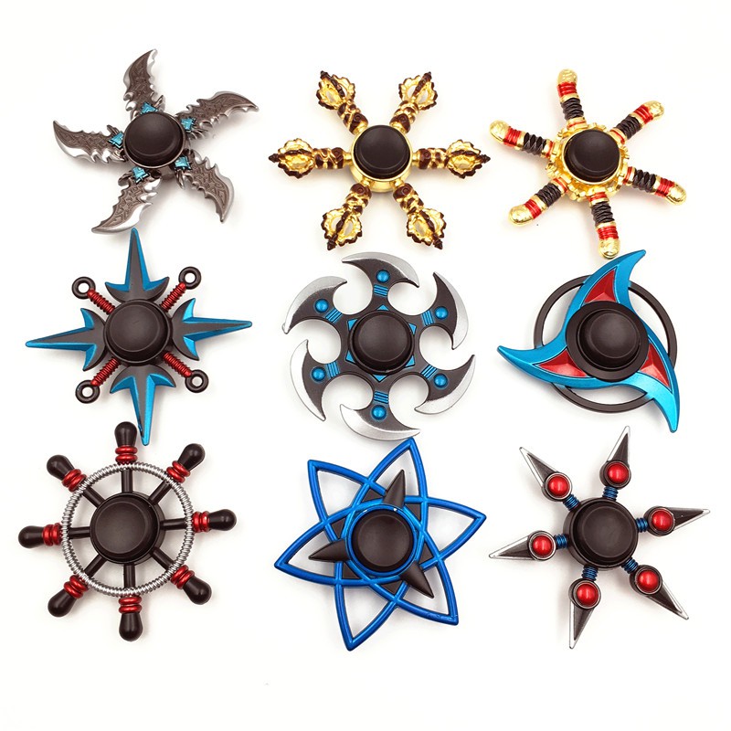 Con Quay Đồ Chơi Fidget Spinner BằNg Kim LoạI, HọA TiếT Anime One Piece Naruto Cho Bé 567 King Glory