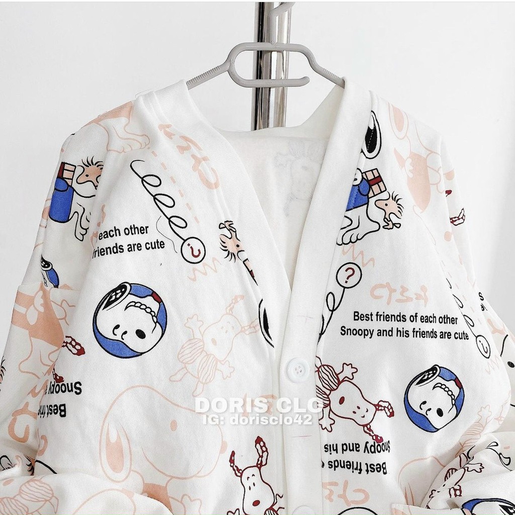Áo Cardigan Unisex - Áo Khoác Nỉ Ullzang Nam Nữ SNOOPY Siêu Hot ( có ảnh thật ) - LP.STORE | BigBuy360 - bigbuy360.vn