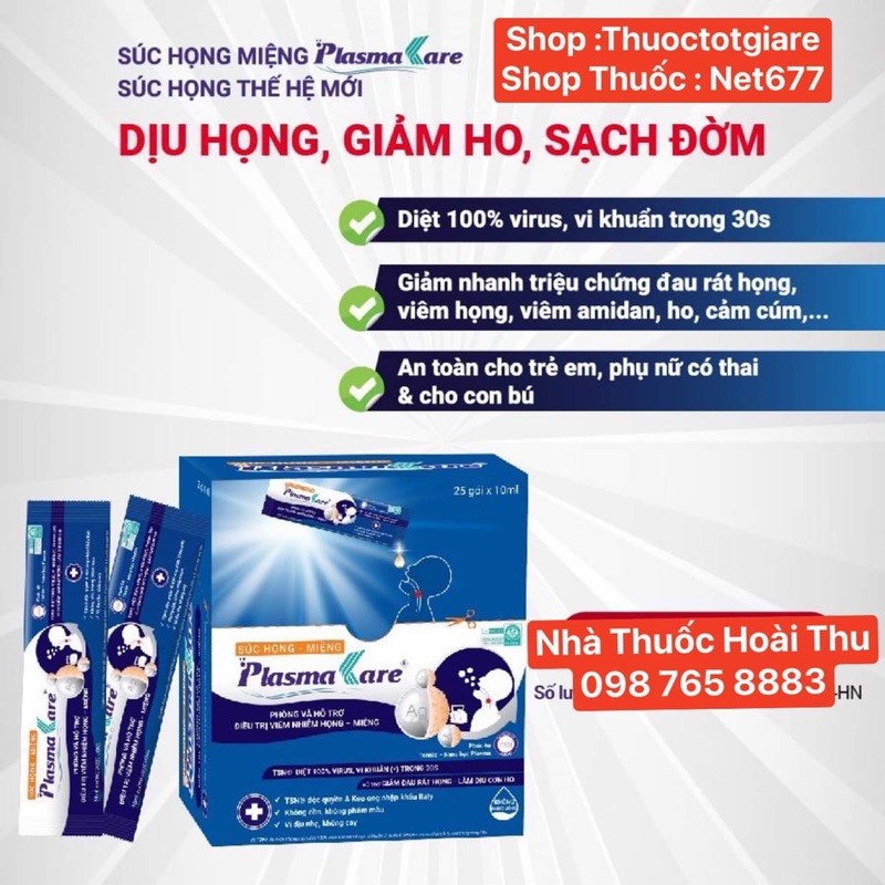 Súc họng ,miệng PlasmaKare