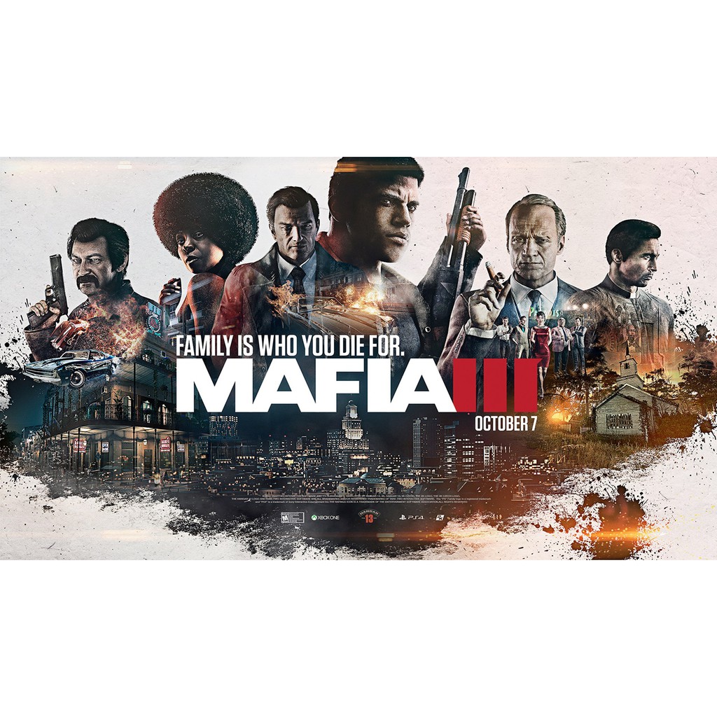 Đĩa Game Ps4 Mafia 3