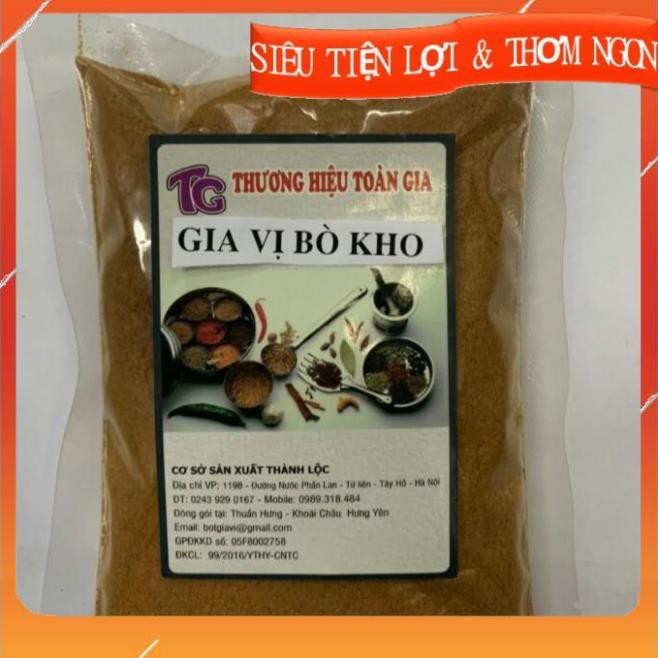 [NGON & TIỆN] Bột bò kho gói 100gr - Gia vị tiện lợi, chuẩn vị cho món bò kho thơm ngon, hấp dẫn