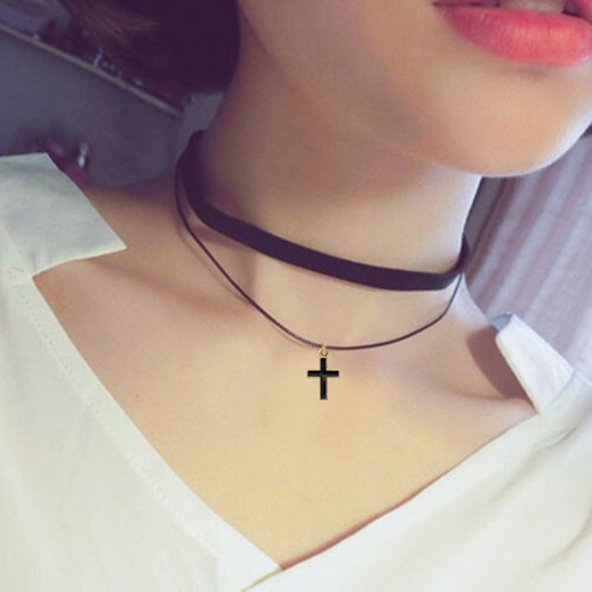 Vòng cổ choker/Vòng cổ nữ ôm sát cổ cá tính