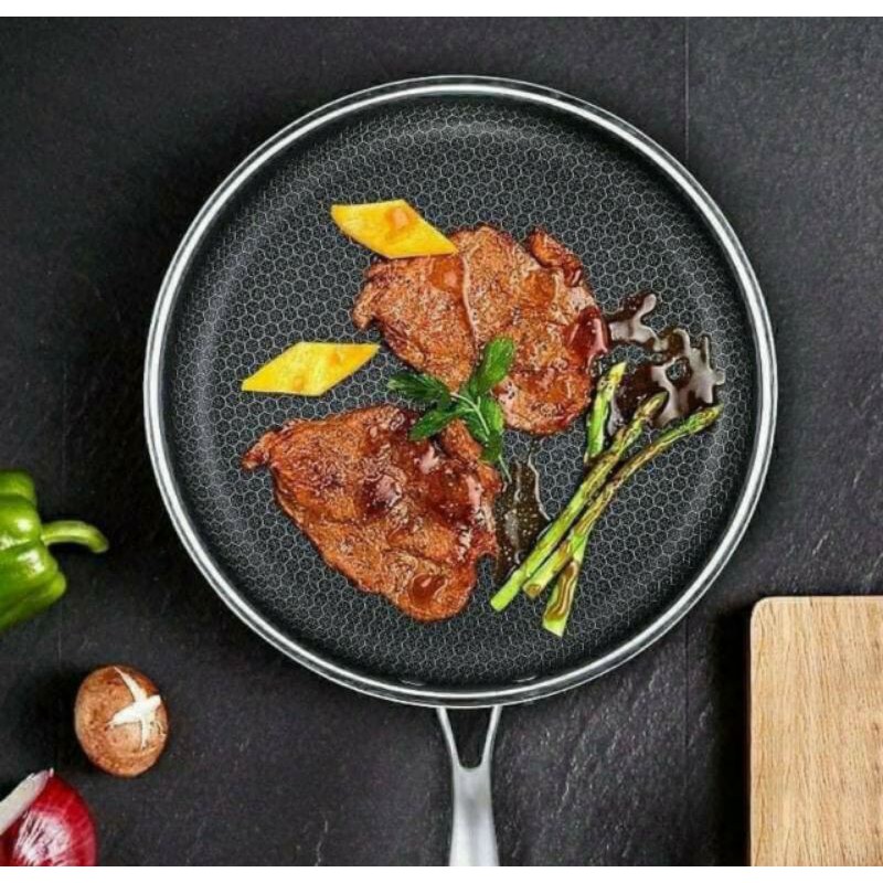 Chảo tổ ong sâu + nông lòng 30cm