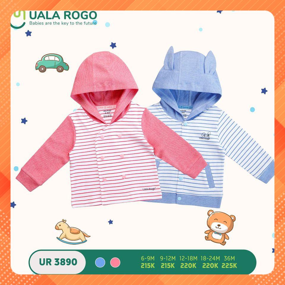 Áo khoác nỉ có mũ cho bé - Uala Rogo - UR3890