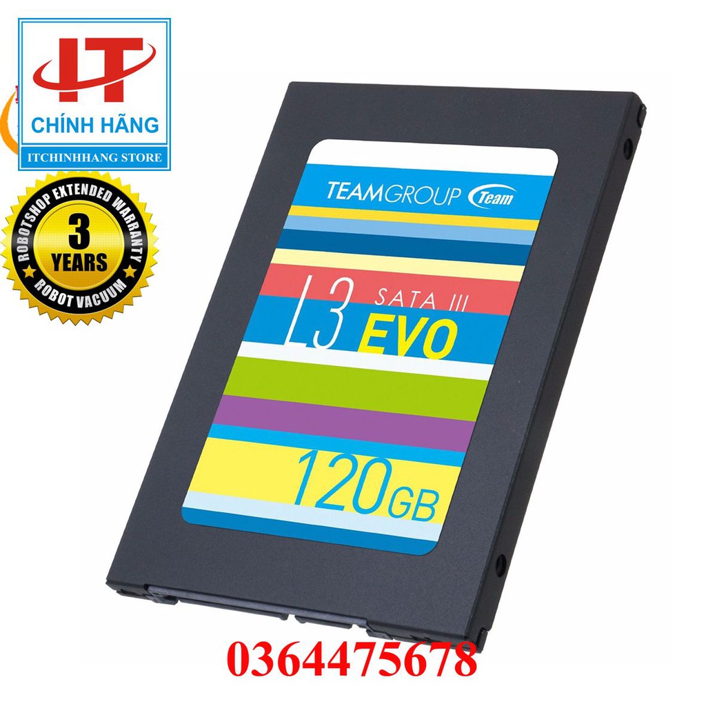 [Mã ELCLJUN giảm 7% đơn 500K] Ổ SSD Team Group L3 Evo 120GB - Hãng chính thức