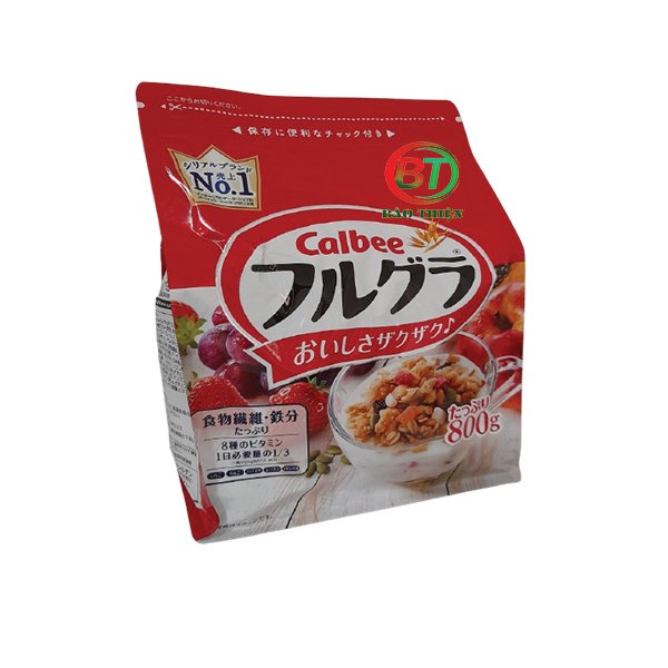 (Date 04/2022) Ngũ cốc hạt Calbee 800g Nhật Bản