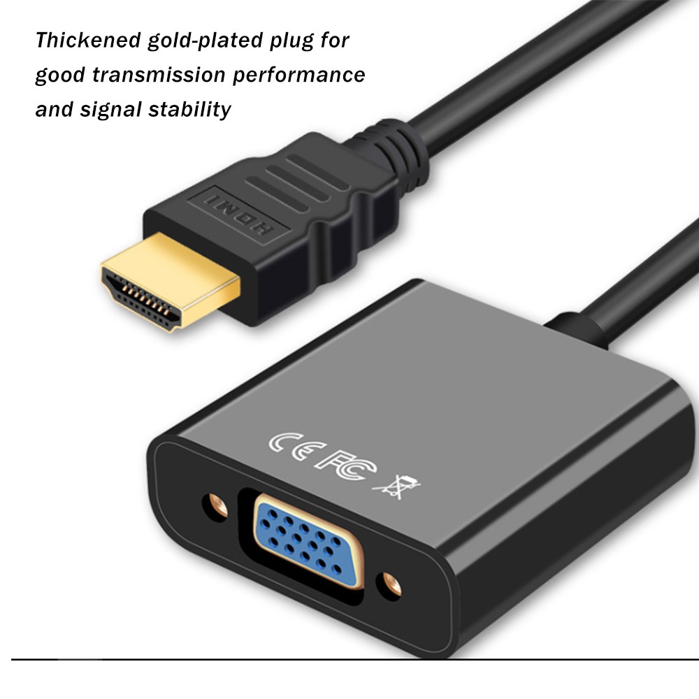 Dây cáp chuyển đổi HDMI sang VGA dành cho laptop/máy chiếu