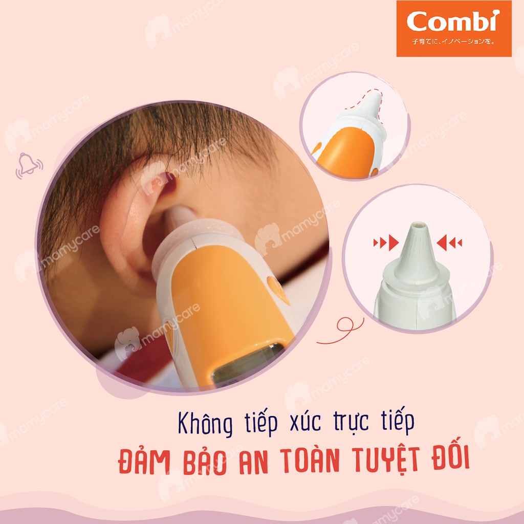 Nhiệt kế điện tử hồng ngoại qua tai Combi kiểm tra thân nhiệt dễ dàng - MAMYCARE