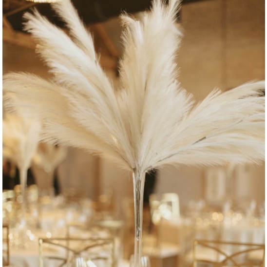 1 Nhánh 9 Cành Lá Cây Nhân Tạo Trang Trí Nội Thất / Tiệc Cưới