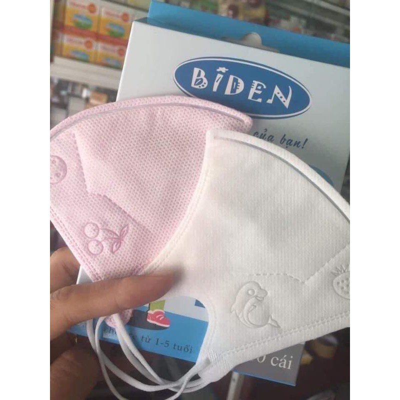 Khẩu trang 5D TRẺ EM NHẬT MINH  Ngăn ngừa bui, vi khuẩn, các bệnh lây truyền qua đường hô hấp
