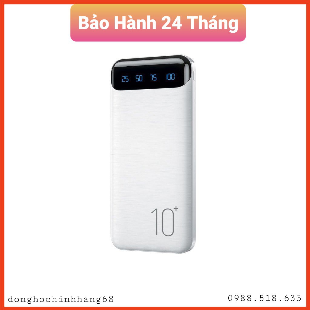 sạc dự phòng 10000 mAh pin sạc dự phòng Wk -161 bảo hành 24 tháng lỗi 1 đổi 1