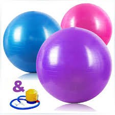 BÓNG YOGA TRƠN D75 - TẶNG KÈM BƠM BÓNG