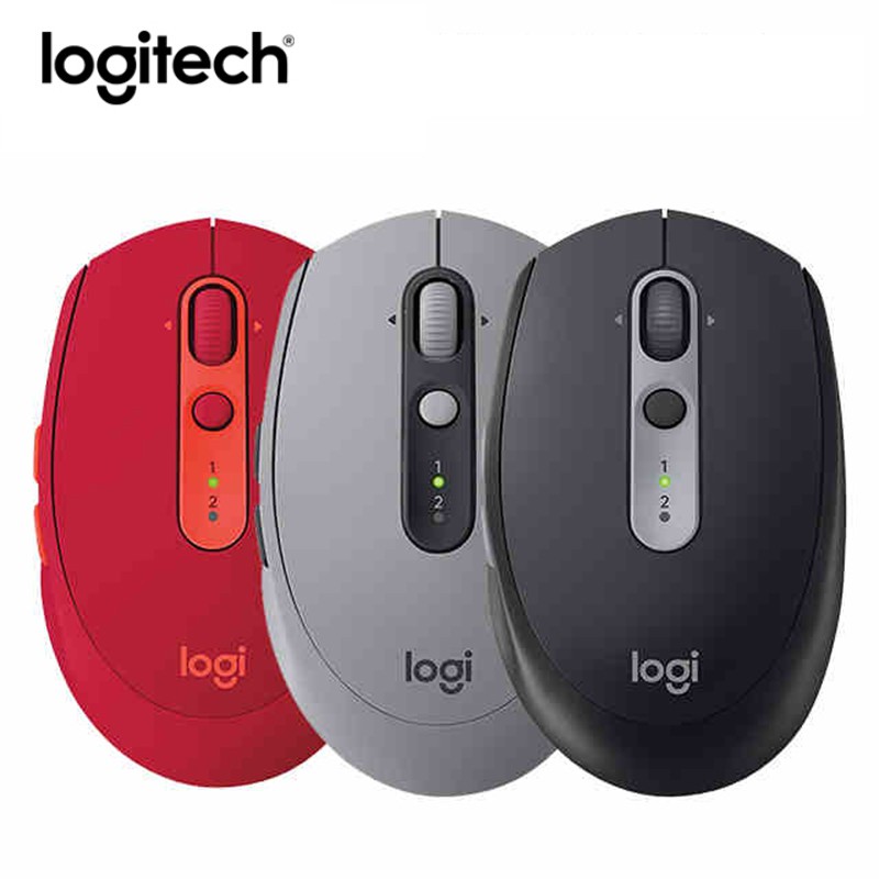 Chuột không dây Bluetooth + Wireless LOGITECH M590 (Đen/Xám/Đỏ) | WebRaoVat - webraovat.net.vn