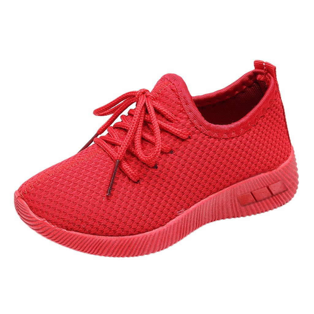 Children Infant Kids Baby Girls Boys Solid Sport Running Sneakers Casual Shoes