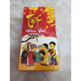 Sấp 10 phong bao lì xì tết 2019 in hình thuần Việt loại dài