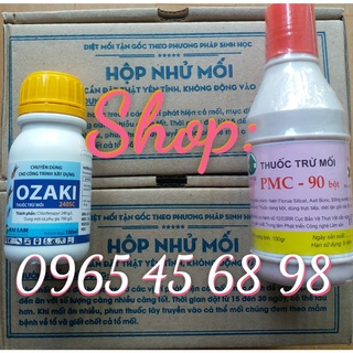 Combo 1bộ Thuốc Diệt Mối Tận Gốc (2hộp Nhử+1lọ PMC90+1 lọ Fugosin 500ec)