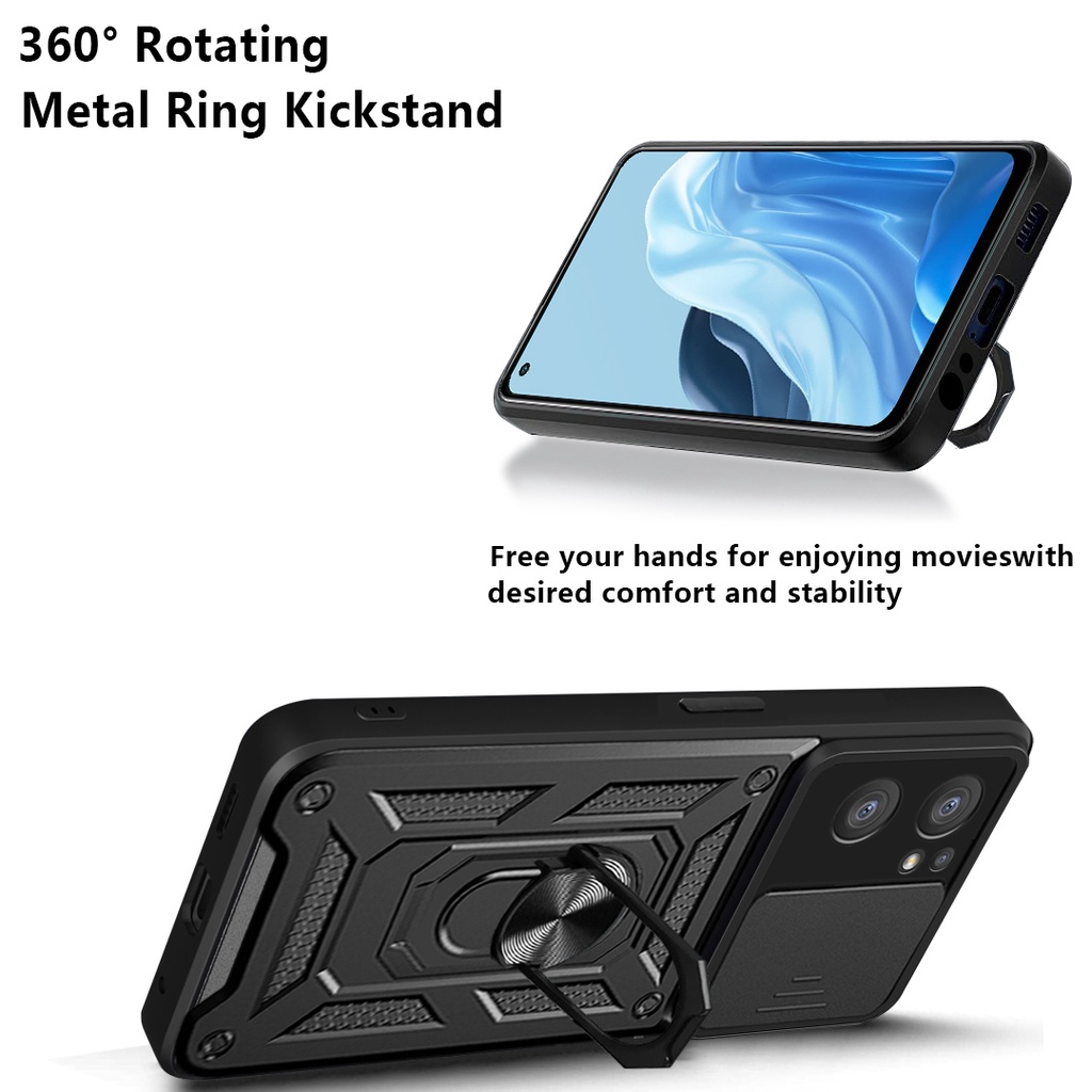 Ốp Điện Thoại Cứng Từ Tính Bảo Vệ Máy Ảnh Cho OPPO Reno 7 pro 5g Reno7 5g