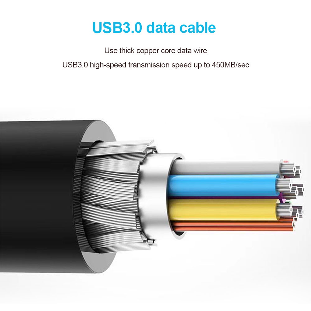 HDD USB3.0 SATA Tốc độ cao 2.5 "Ổ cứng ngoài Tốc độ cao Thiết bị lưu trữ cứng USB 3.0 SATA di động | BigBuy360 - bigbuy360.vn