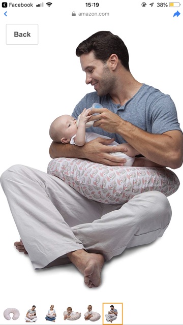 Thanh lý gối chữ C chống trào Boppy order Mỹ