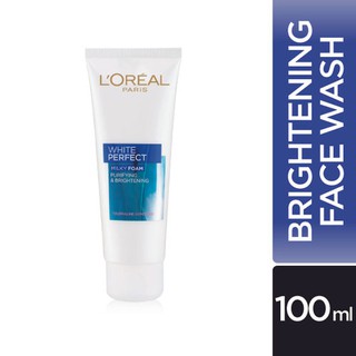 Sữa rửa mặt L'Oreal Paris White Perfect milky foam purifying & brightening 100ml