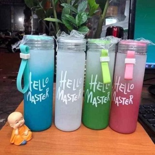 Bình nước Hello Master 500ml siêu đẹp