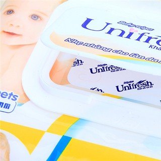 Khăn Ướt Unifresh - Baby Care - Unidry sơ sinh 80 miếng