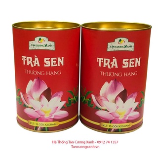 Trà Thái Nguyên Ướp Sen Tây Hồ 50gr TÂN CƯƠNG XANH
