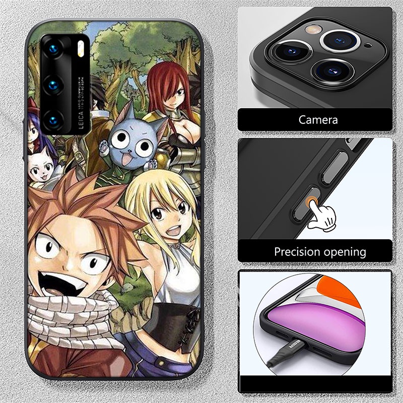 Ốp Điện Thoại Hình Anime Fairy Tail IJ6 Cho Realme C2 C3 C11 C12 C15 C17 C20 C21 C25