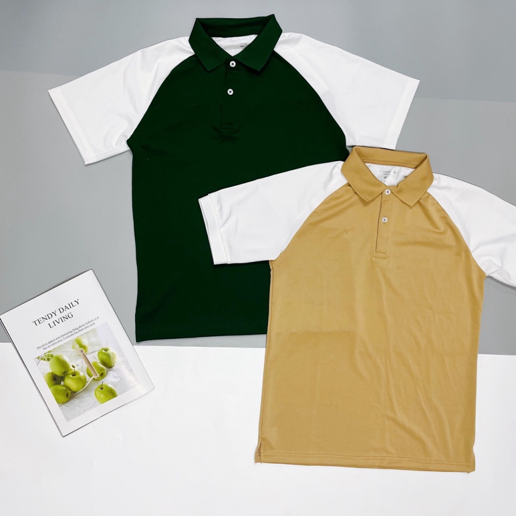 (Free Ship) Áo Thun Polo Nam Phối Màu Lịch Lãm Cá Tính Năng Động Trẻ Trung Vải Mịn Dễ Thấm Hút Mồ HÔi HK HHp Fashion