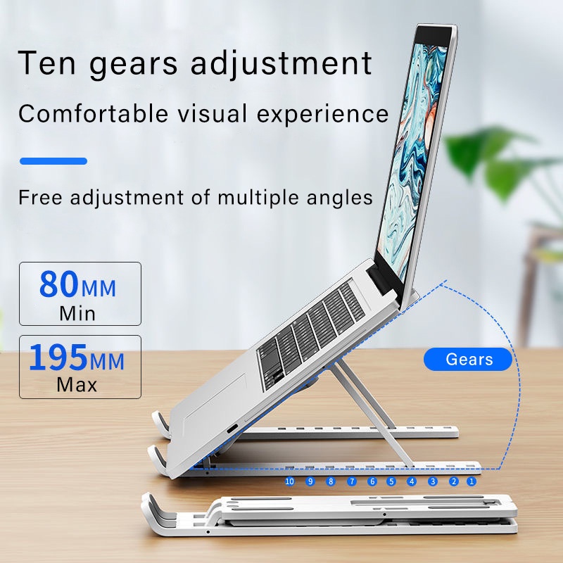 Giá Đỡ Laptop Để Bàn Thiết Kế Đa Năng Tùy Chỉnh Tiện Dụng Cho Văn Phòng