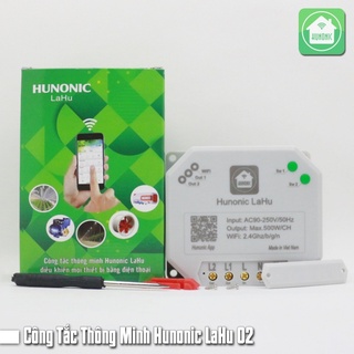 Công tắc Hunonic Lahu 2 kênh