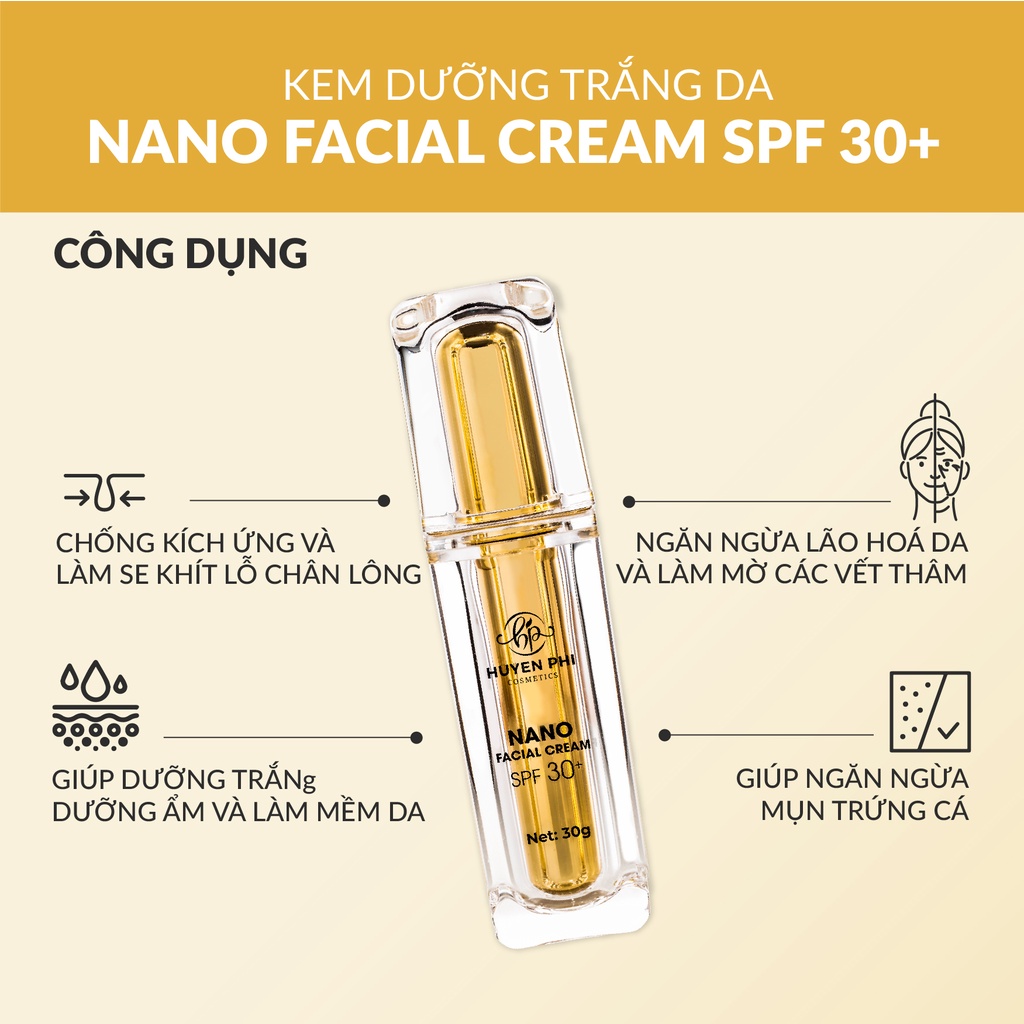 Kem Face Nano Huyền Phi 30g