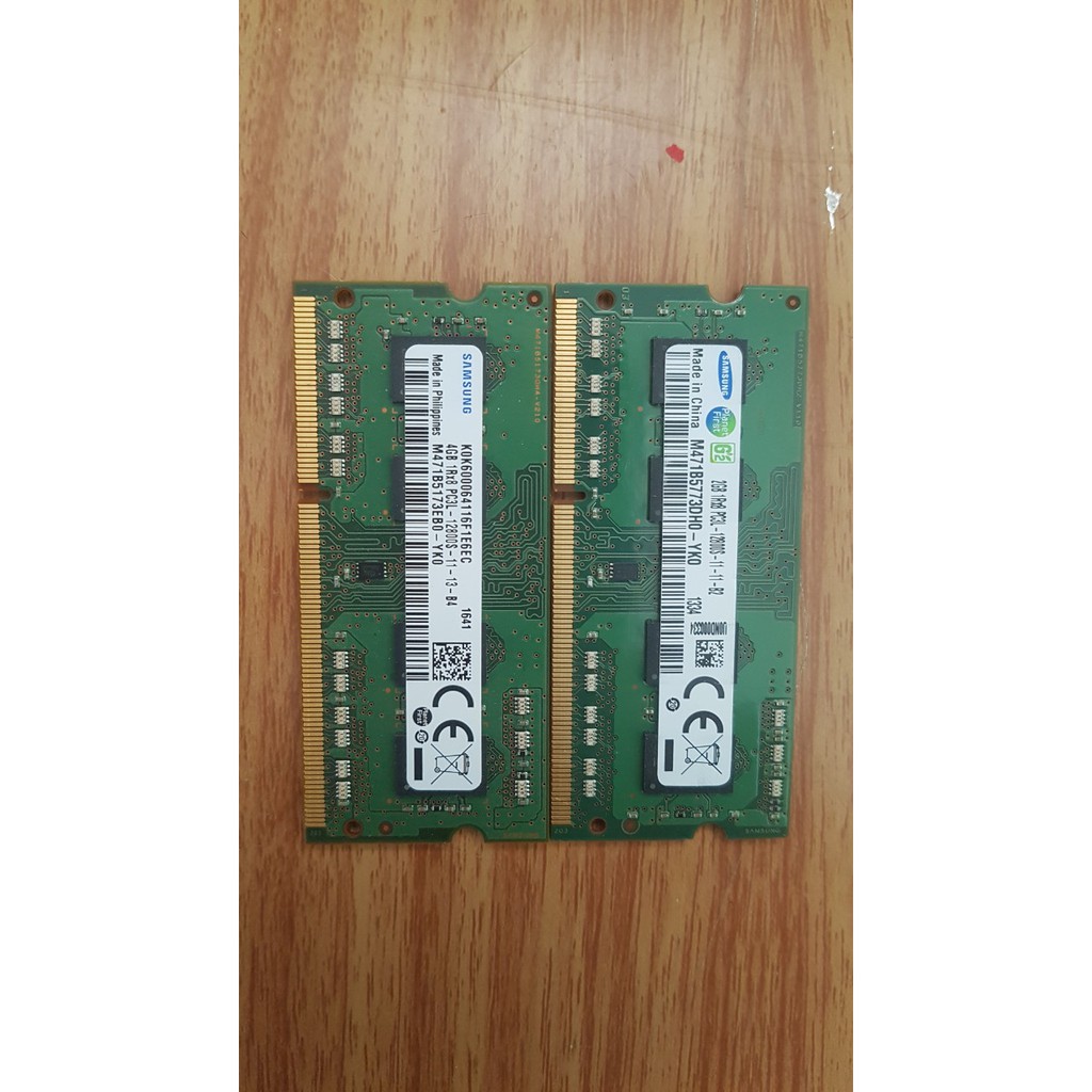 Ram Laptop DDR3L 2GB 4GB Bus 1600Mhz PC3L 12800s 1.35V Bảo Hành 3 năm