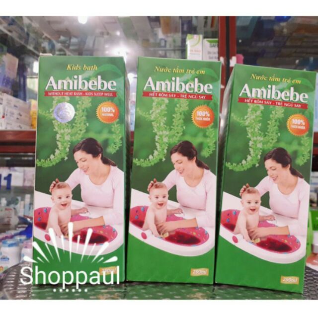 Sữa tắm Amibebe cho bé