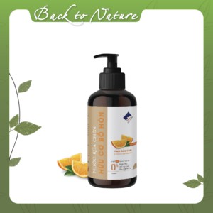 Nước rửa chén hữu cơ Bồ hòn tinh dầu Cam Ecocare