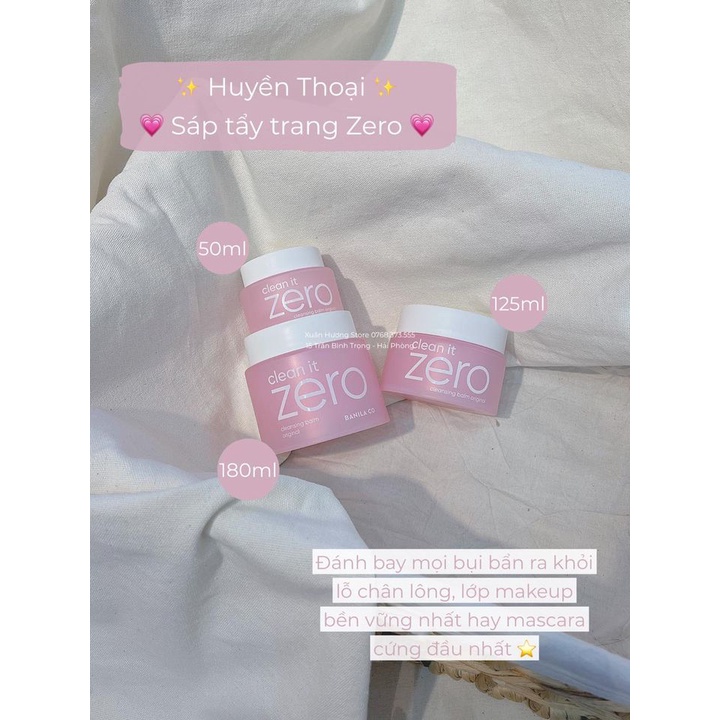 Tẩy trang 💜FREE SHIP💜 Sáp tẩy trang Zero Hàn Quốc