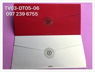 Combo 150 thiệp cưới đỏ 2 lớp nhà trai