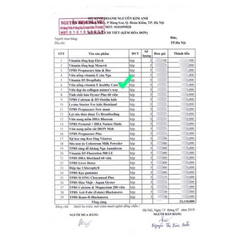 Viên Uống Vitamin E Đẹp Da Chống Lão Hóa 500IU Healthycare 200 Viên