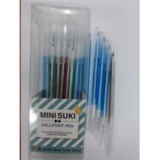 Bút bi MINI SUKI BP-834 - có mùi thơm ( túi 3 cây ) mực xanh