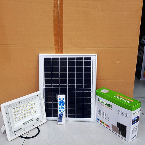 Đèn Năng Lượng Mặt Trời Thế Hệ Mới JX2 60W Khung Nhôm Nguyên Khối Chống Nước IP76 Bảo Hành 2 Năm
