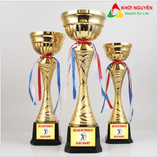 Cúp thể thao giá rẻ M-093  + Free in tem Logo giải đấu