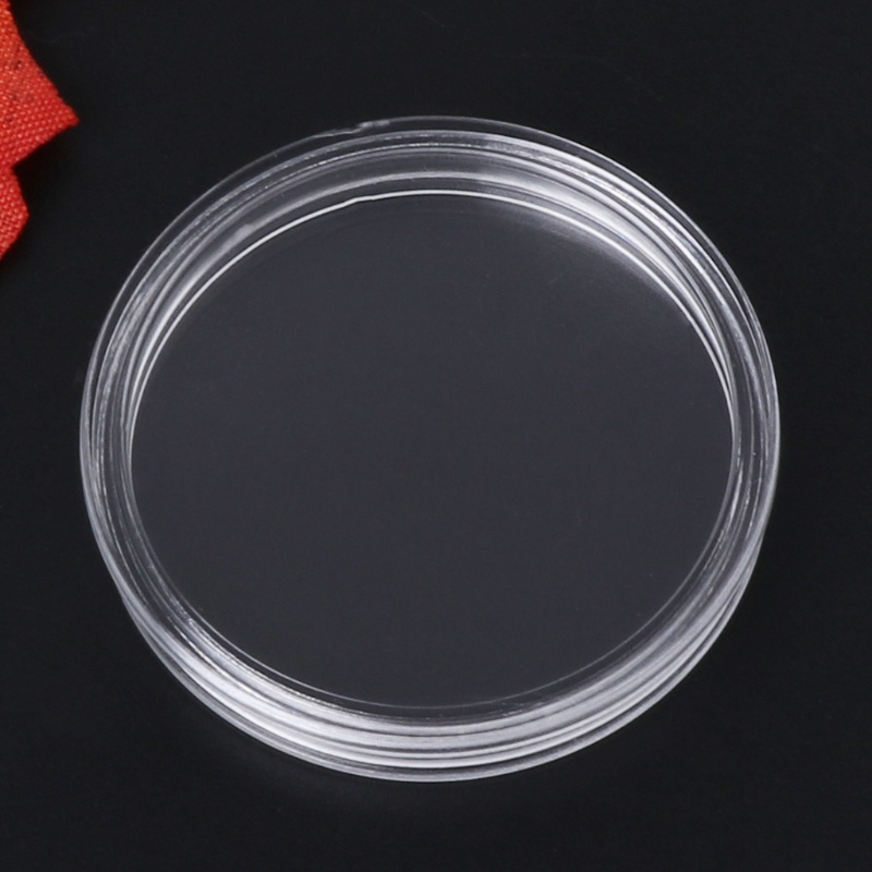 1 Hộp Đựng Tiền Xu Tròn Bằng Acrylic 38.6mm 1 oz