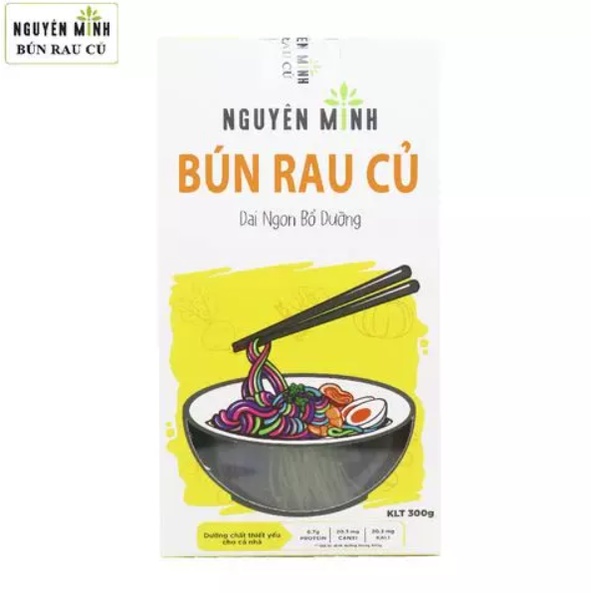 Bún rau củ Nguyên Minh 100% sạch tươi ngon cho bé gói 300g