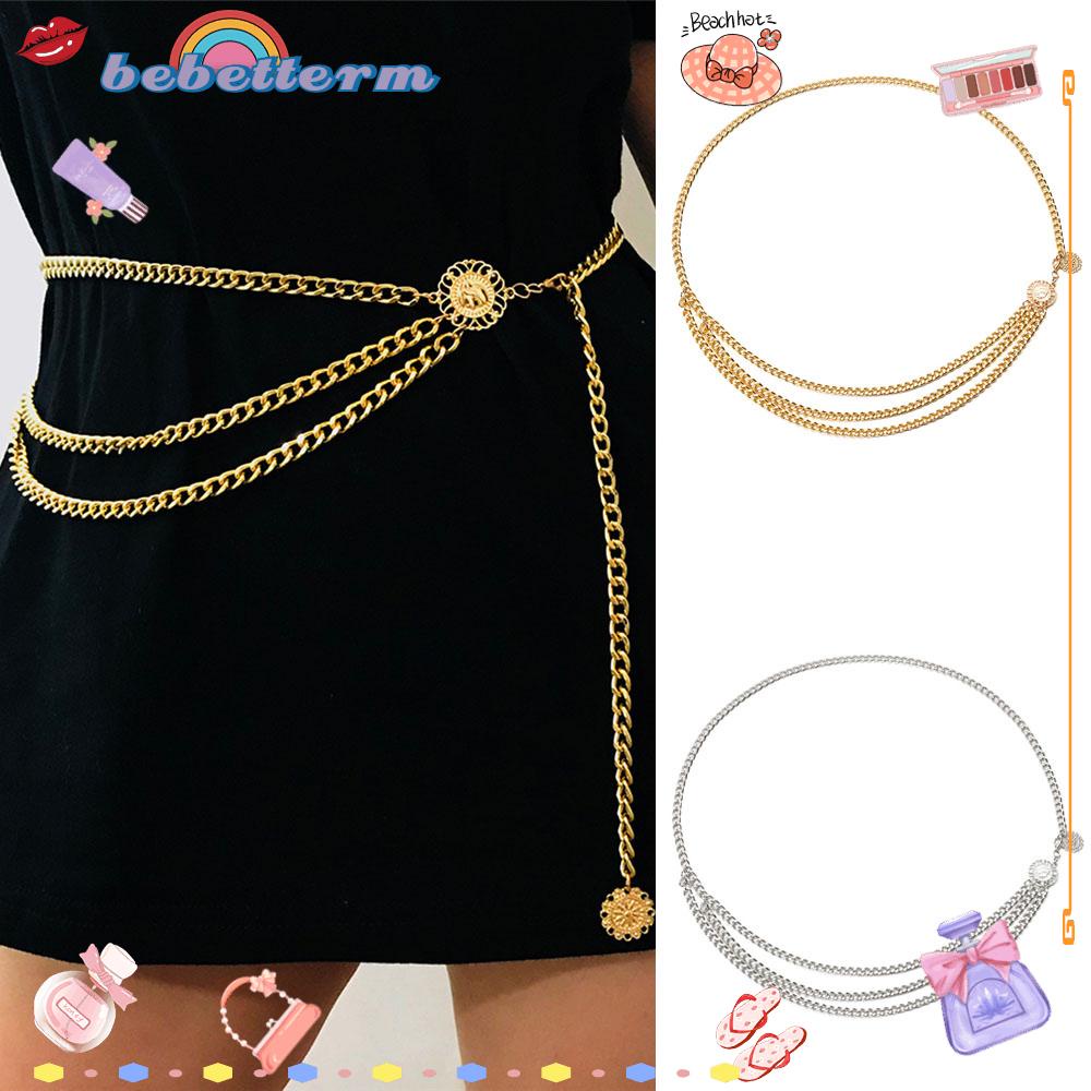 Dây xích đeo thắt lưng bằng kim loại phong cách gothic Bohemian cá tính