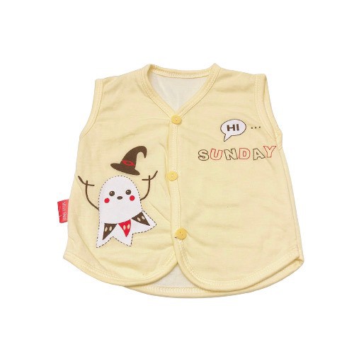 [HÀNG ĐẸP] ÁO Gile Cotton 2 Lớp Loại Đẹp Cho Bé Sơ Sinh