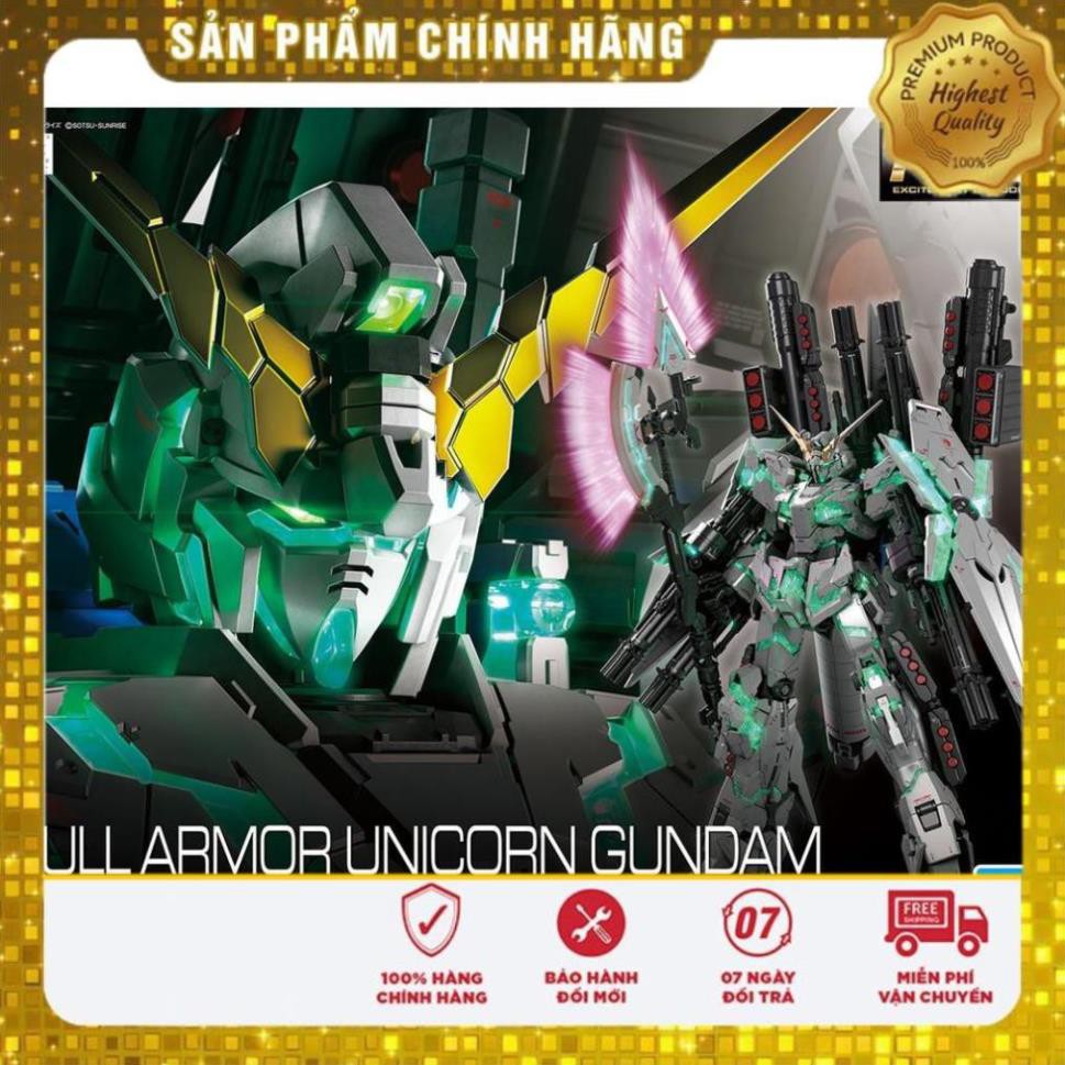 Đồ chơi mô hình - Gundam Bandai Rg Unicorn Full Armor 1/144 UC Lắp Ráp Anime Nhật