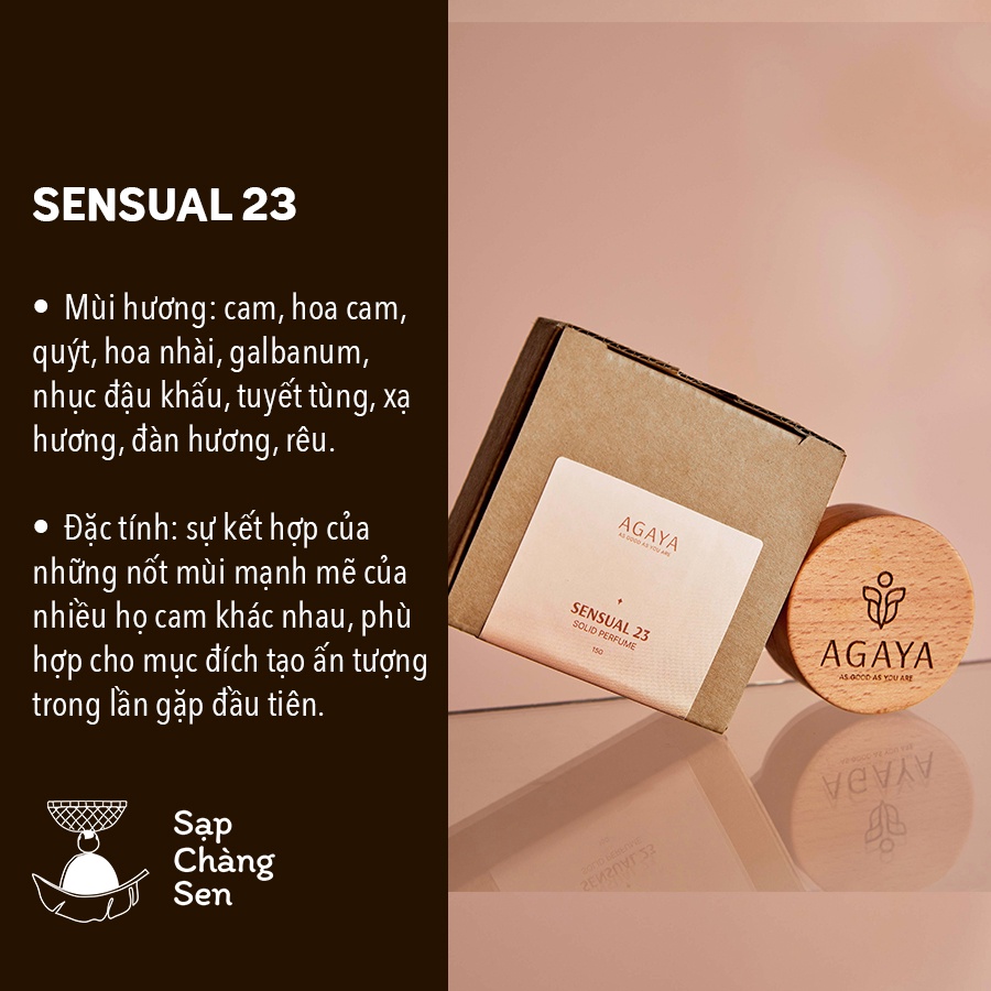 Nước hoa sáp AGAYA - 15g