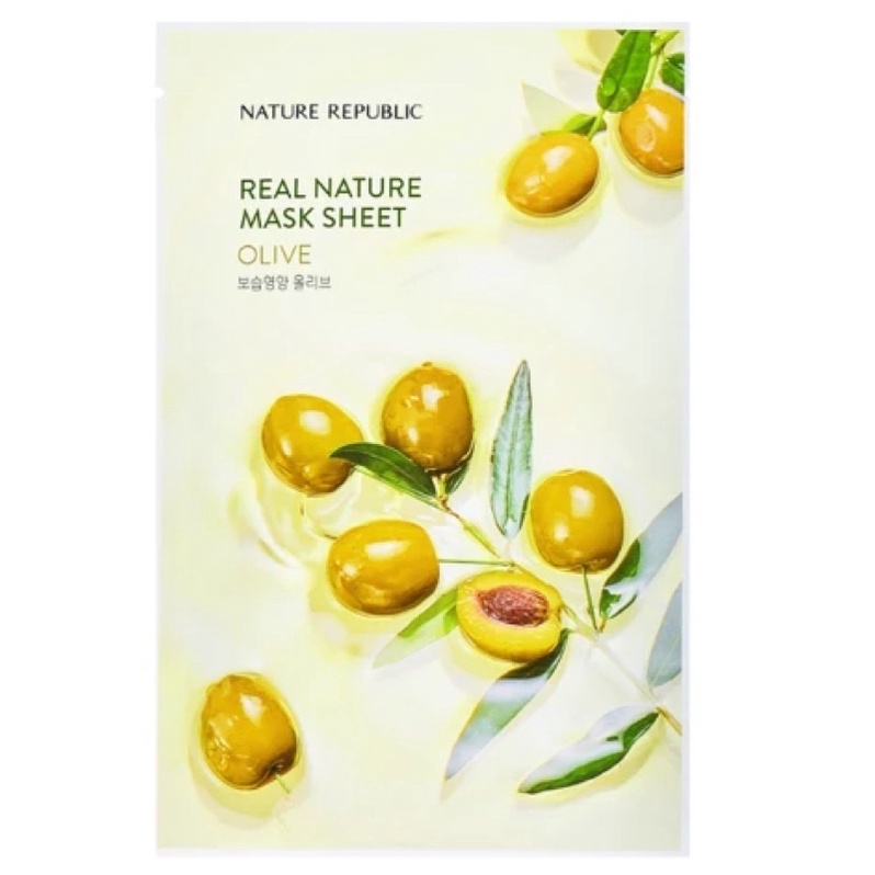 Mặt Nạ Trái Cây Hàn Quốc Dưỡng Ẩm Nature Republic Real Nature Mask Sheet 23ml